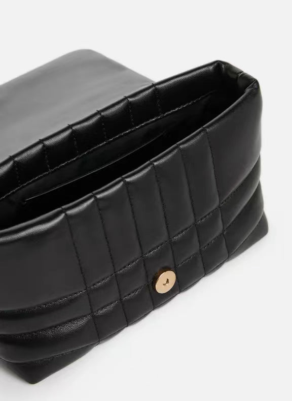 Quilted Leather Mini Lola Satchel image 3