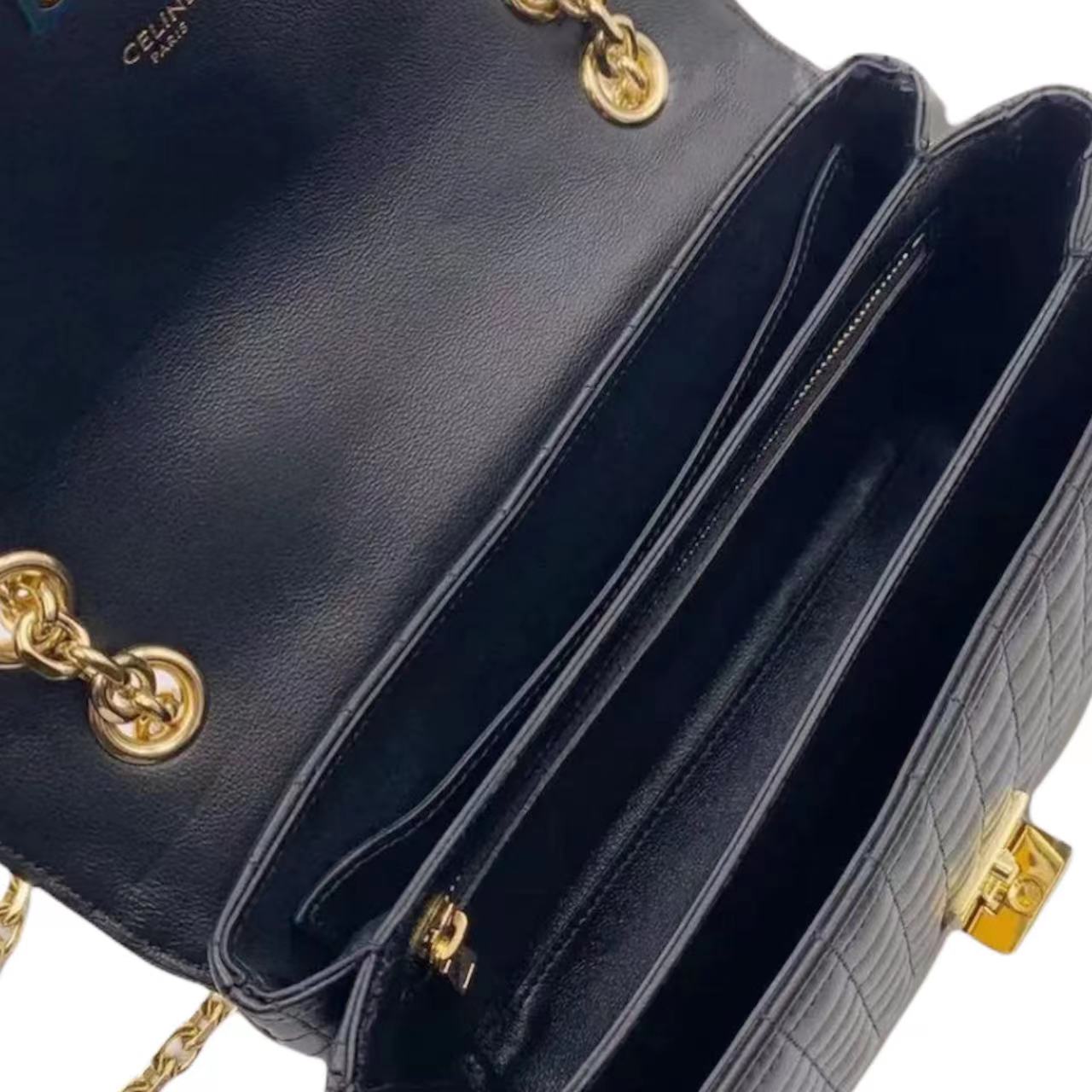 SMALL C BAG IN QUILTED CALFSKIN image 2