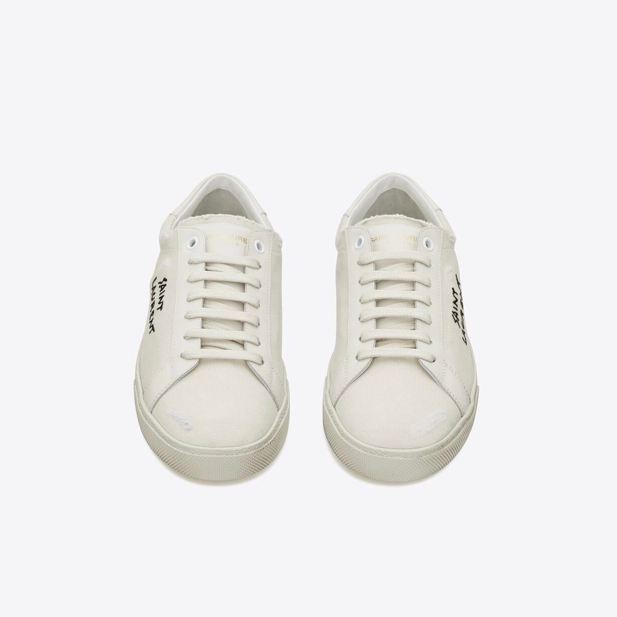 COURT CLASSIC SL/06 EMBROIDERED SNEAKERS IN CANVAS AND LEATHER image 1