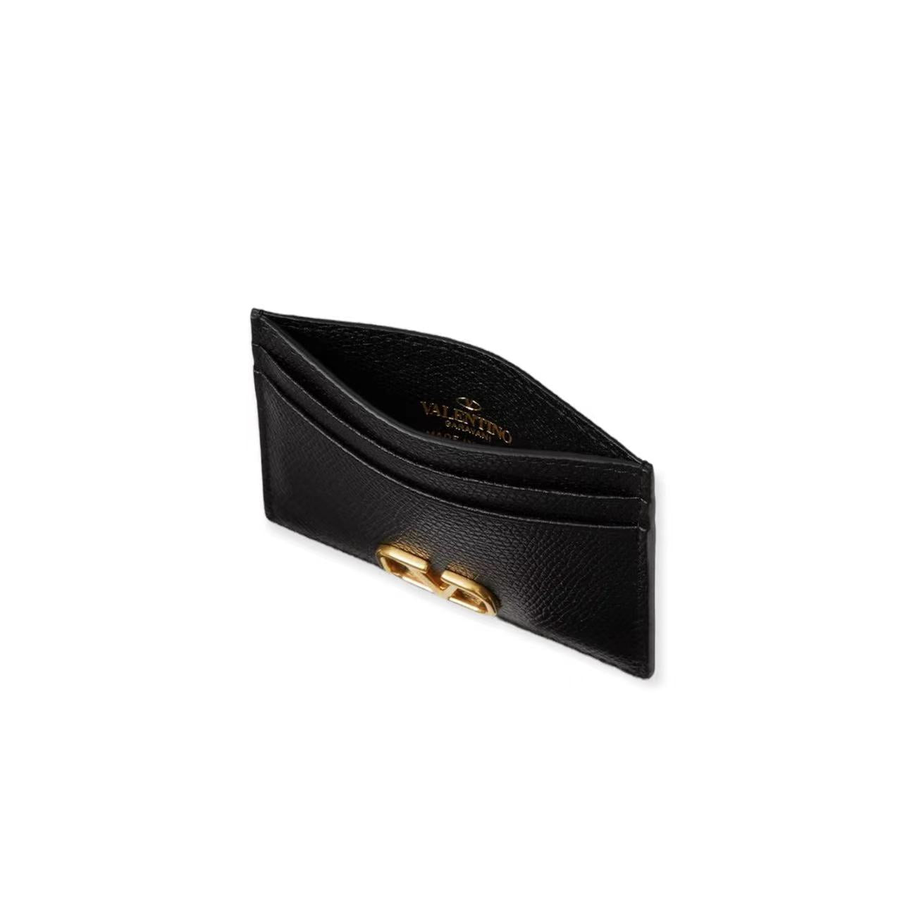 LOGO SIGNATURE GRAINY CALFSKIN CARDHOLDER image 1