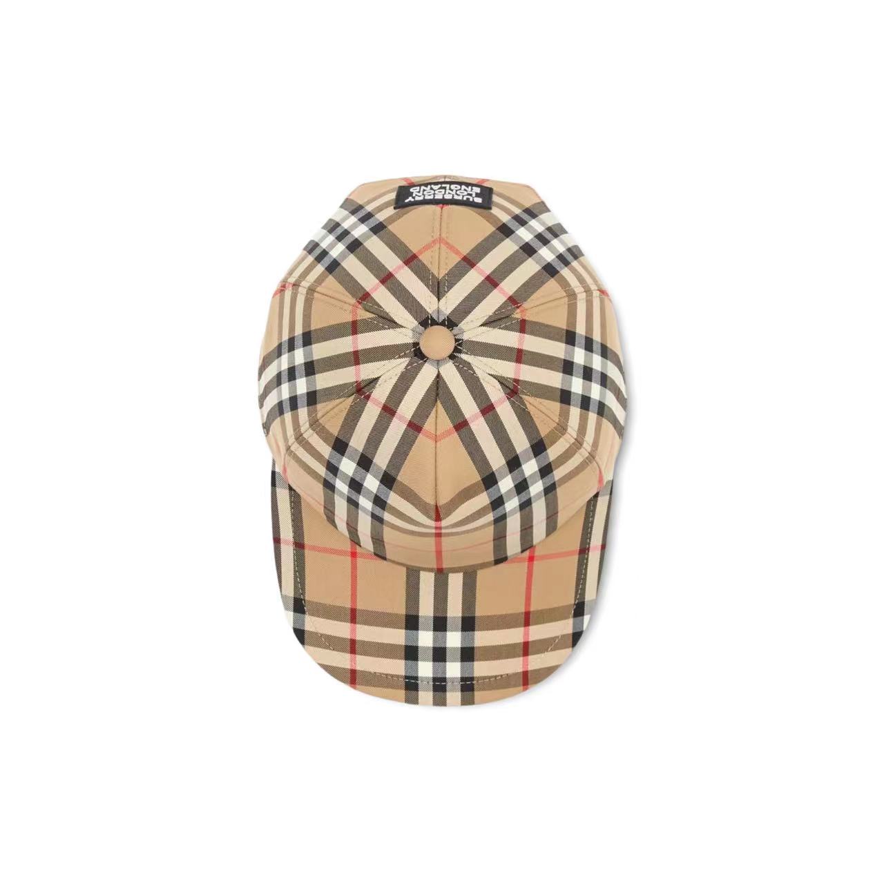 Logo Appliqué Vintage Check Cap image 2
