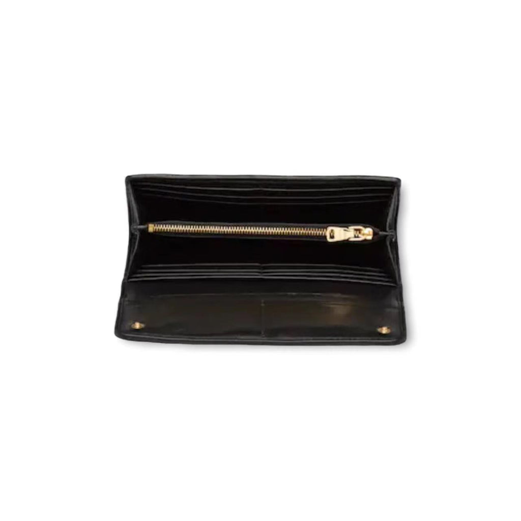 Large matelassé nappa leather wallet image 2