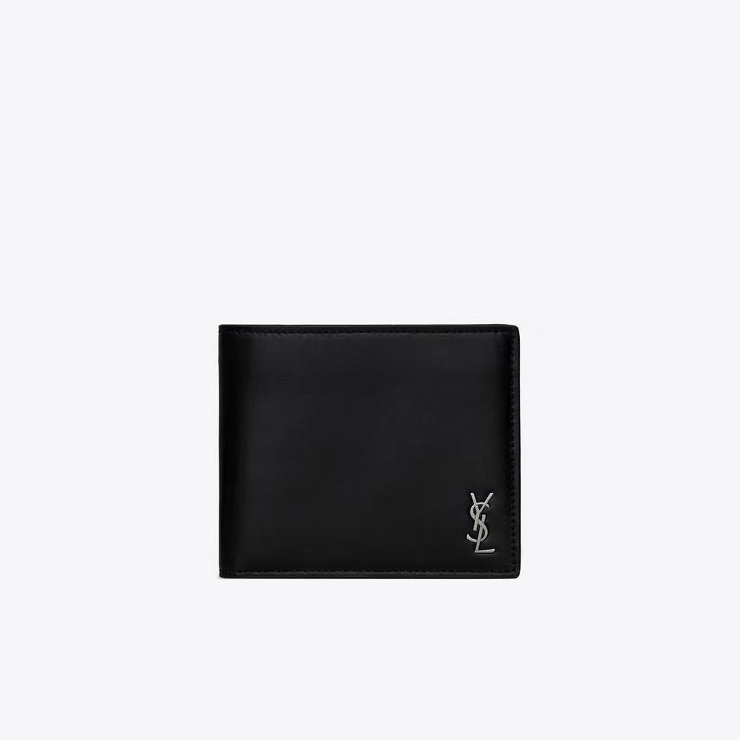 LOGO PLAQUE BI-FOLD WALLET image 0
