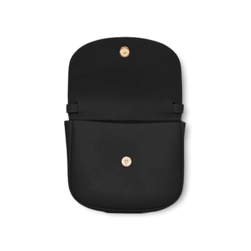 KAIA SMALL SATCHEL IN SMOOTH LEATHER image 3