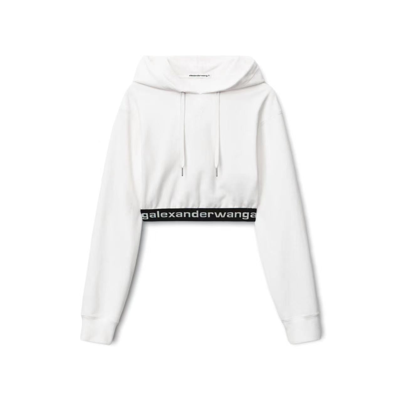 long-sleeve hoodie in stretch corduroy image 0