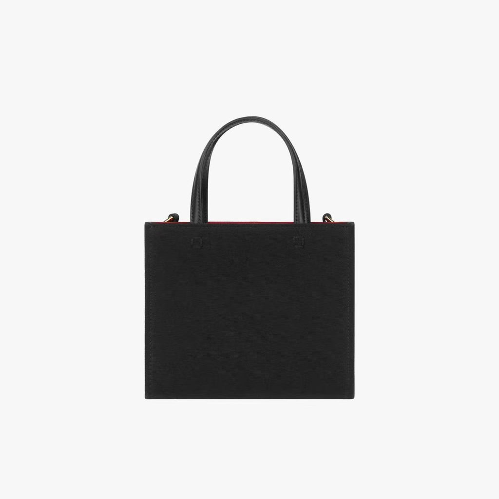 Mini G Tote shopping bag in canvas image 2