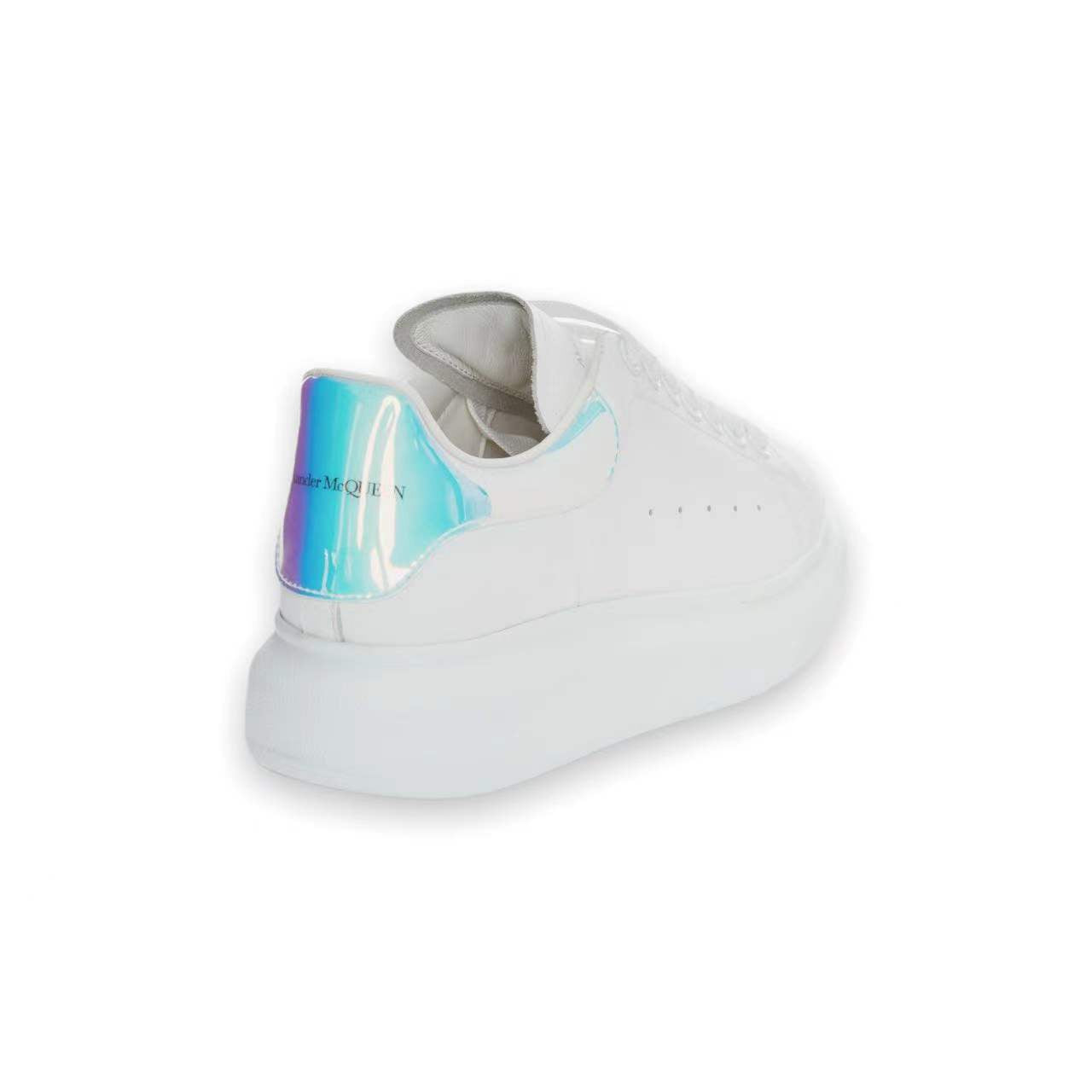 Women's Oversized Sneaker in White/shock Pink image 1