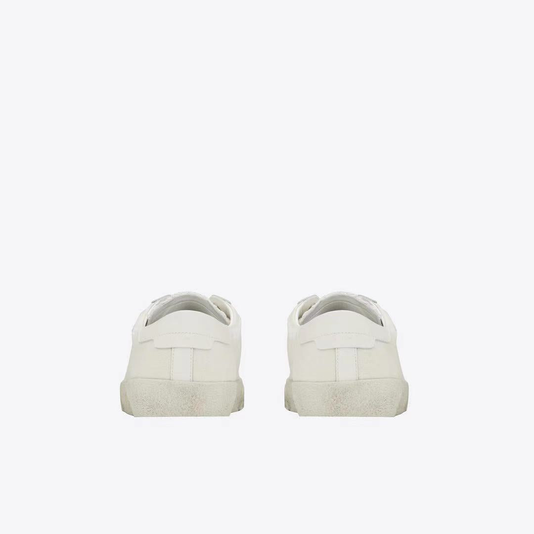 COURT CLASSIC SL/06 EMBROIDERED SNEAKERS IN CANVAS AND LEATHER image 2