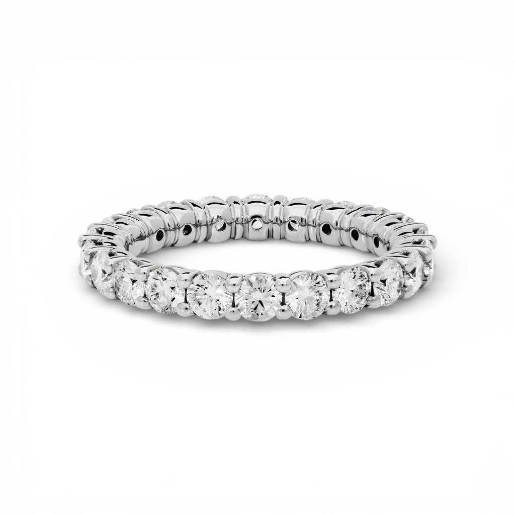 ASH061 3mm Lab Grown Diamond Eternity Ring 18K D VVS 3EX