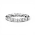 ASH061 3mm Lab Grown Diamond Eternity Ring 18K D VVS 3EX