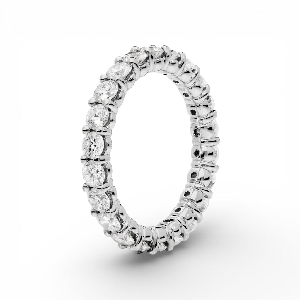 MadisonDia Valentine's Day Sale 3mm Lab Grown Diamond Eternity Ring 9K E VVS 3EX