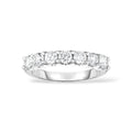 ASH063 3mm Lab Grown Diamond Half Eternity Ring 18K D VVS 3EX