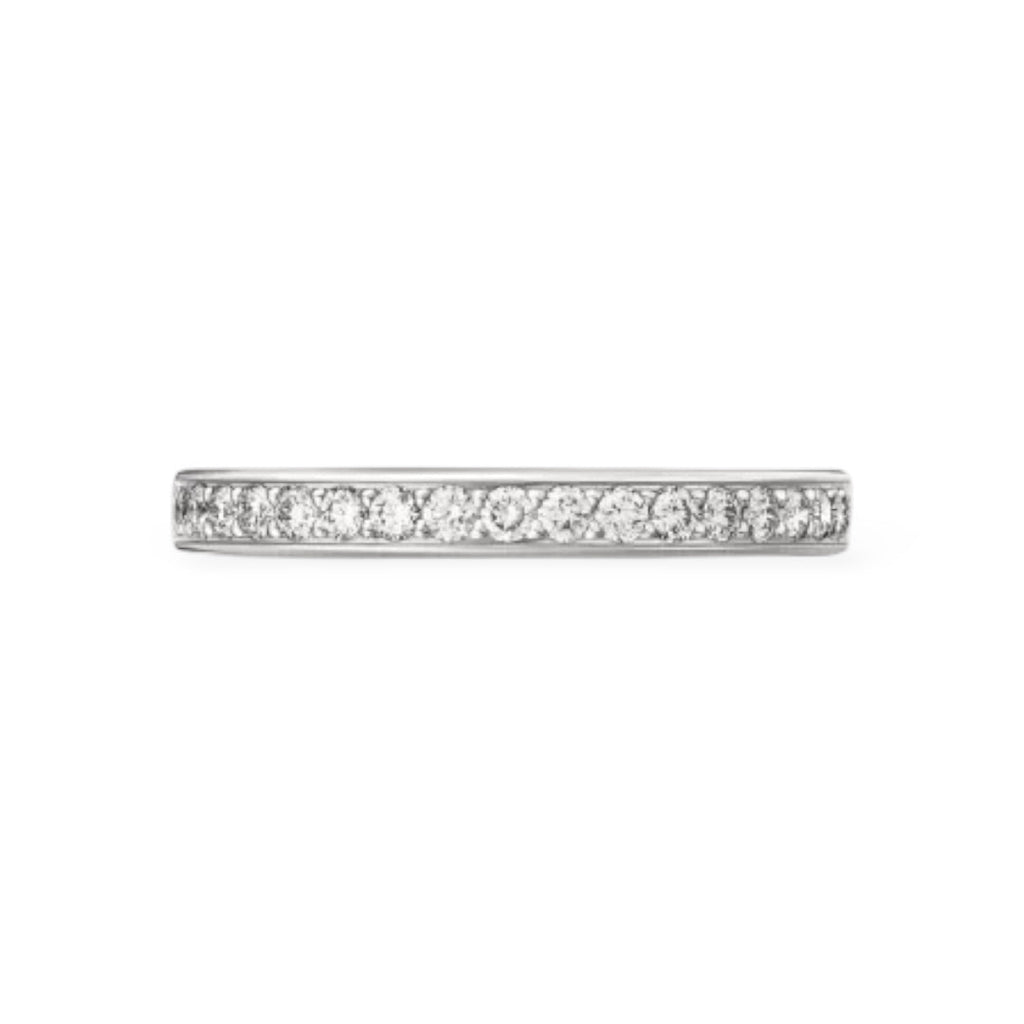 ASH064 2.6mm Lab Grown Diamond Half Eternity Ring 9K D VVS 3EX