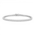 ASH076 2.5mm Lab-Grown Diamond Tennis Bracelet 18K DE VVS 3EX