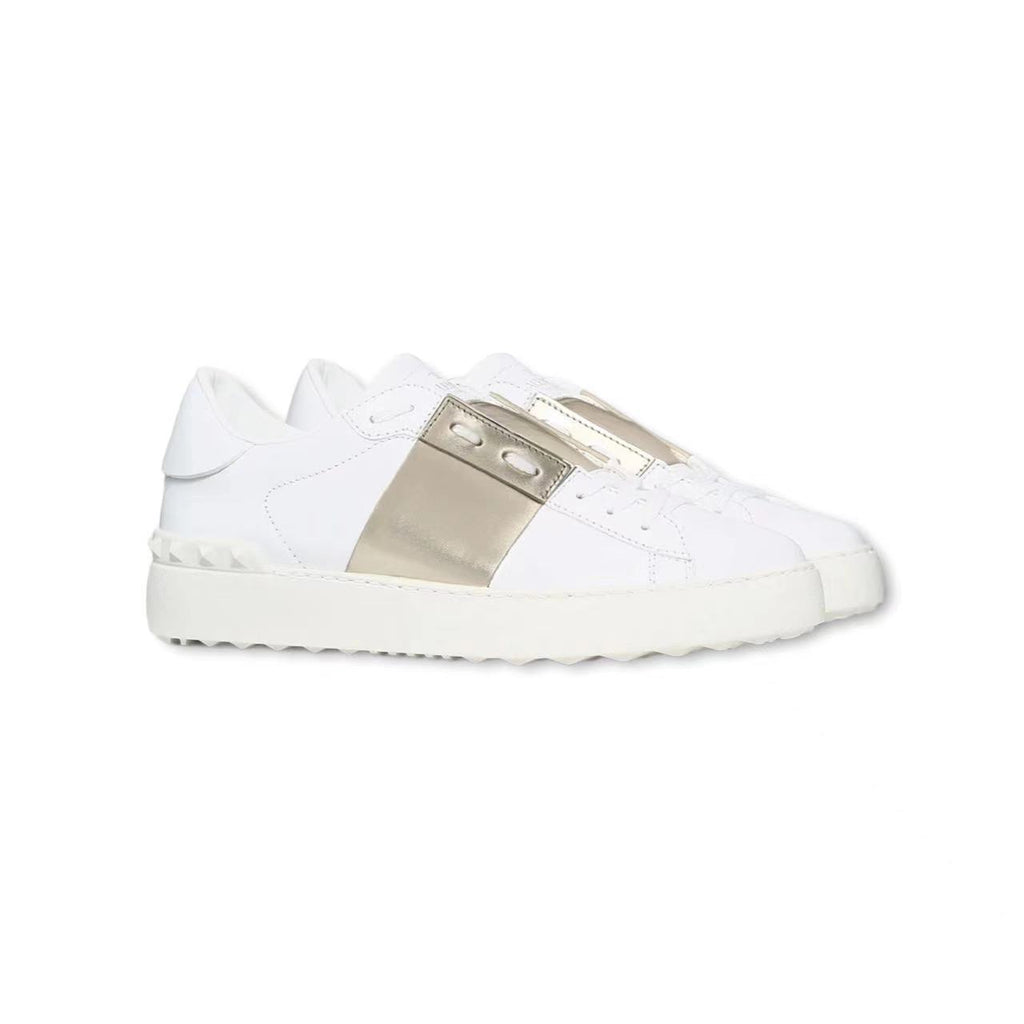 OPEN SNEAKER WITH METALLIC STRIPE image 1